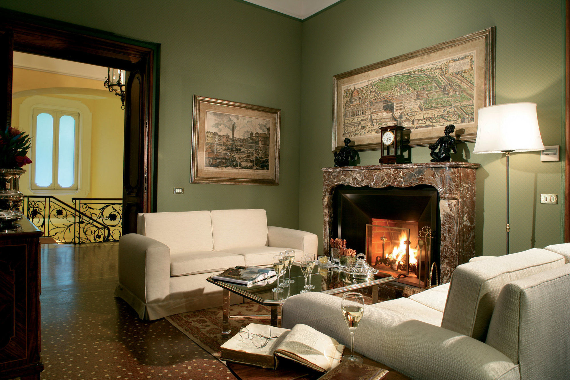 רומא Villa Spalletti Trivelli - Small Luxury Hotels Of The World חדר תמונה