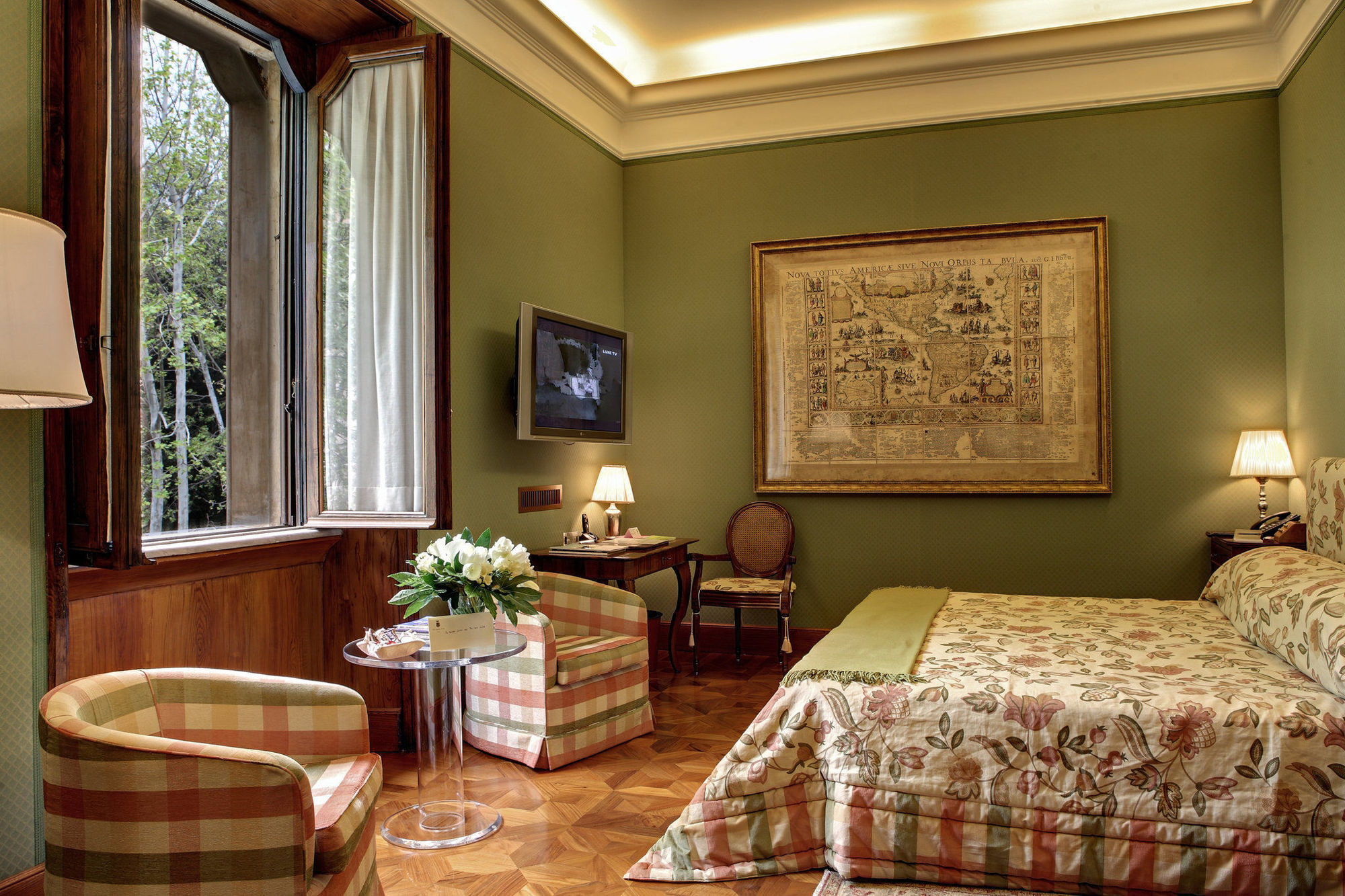 רומא Villa Spalletti Trivelli - Small Luxury Hotels Of The World חדר תמונה